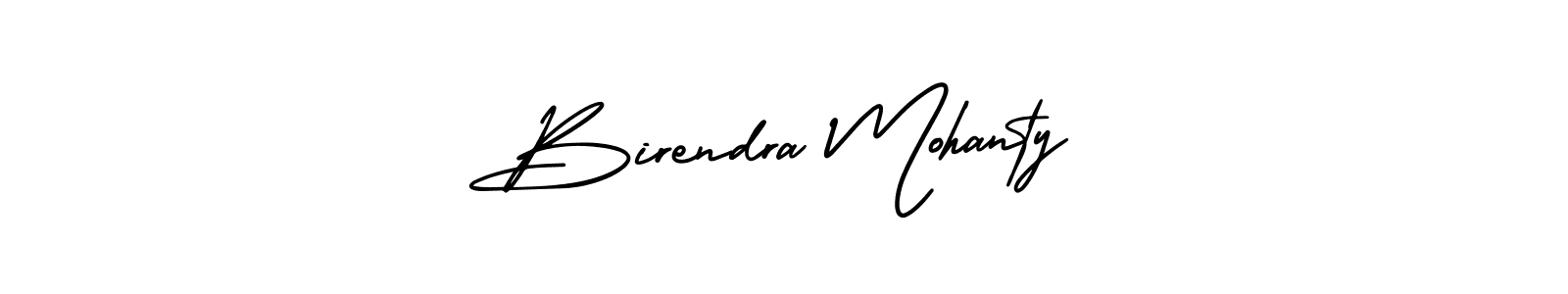 Use a signature maker to create a handwritten signature online. With this signature software, you can design (AmerikaSignatureDemo-Regular) your own signature for name Birendra Mohanty. Birendra Mohanty signature style 3 images and pictures png