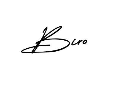 Create a beautiful signature design for name Biro. With this signature (AmerikaSignatureDemo-Regular) fonts, you can make a handwritten signature for free. Biro signature style 3 images and pictures png