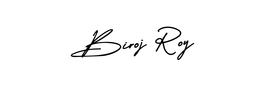 if you are searching for the best signature style for your name Biroj Roy. so please give up your signature search. here we have designed multiple signature styles  using AmerikaSignatureDemo-Regular. Biroj Roy signature style 3 images and pictures png
