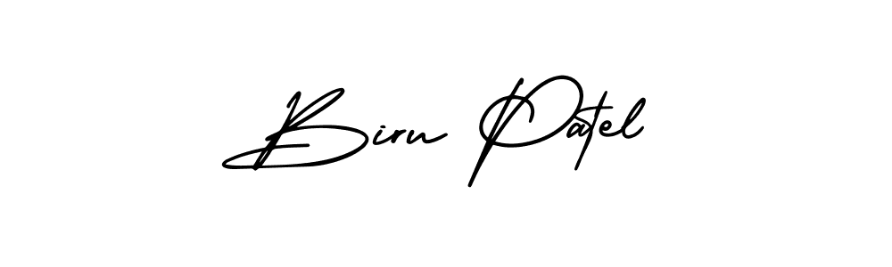 Make a beautiful signature design for name Biru Patel. Use this online signature maker to create a handwritten signature for free. Biru Patel signature style 3 images and pictures png