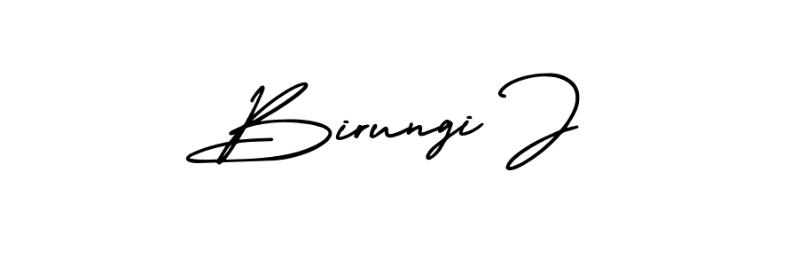 Here are the top 10 professional signature styles for the name Birungi J. These are the best autograph styles you can use for your name. Birungi J signature style 3 images and pictures png