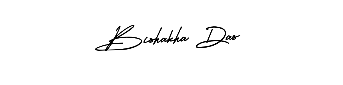 Bishakha Das stylish signature style. Best Handwritten Sign (AmerikaSignatureDemo-Regular) for my name. Handwritten Signature Collection Ideas for my name Bishakha Das. Bishakha Das signature style 3 images and pictures png
