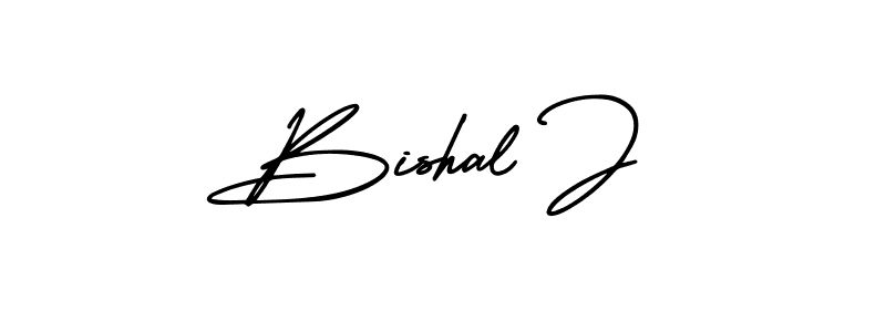 Best and Professional Signature Style for Bishal J. AmerikaSignatureDemo-Regular Best Signature Style Collection. Bishal J signature style 3 images and pictures png