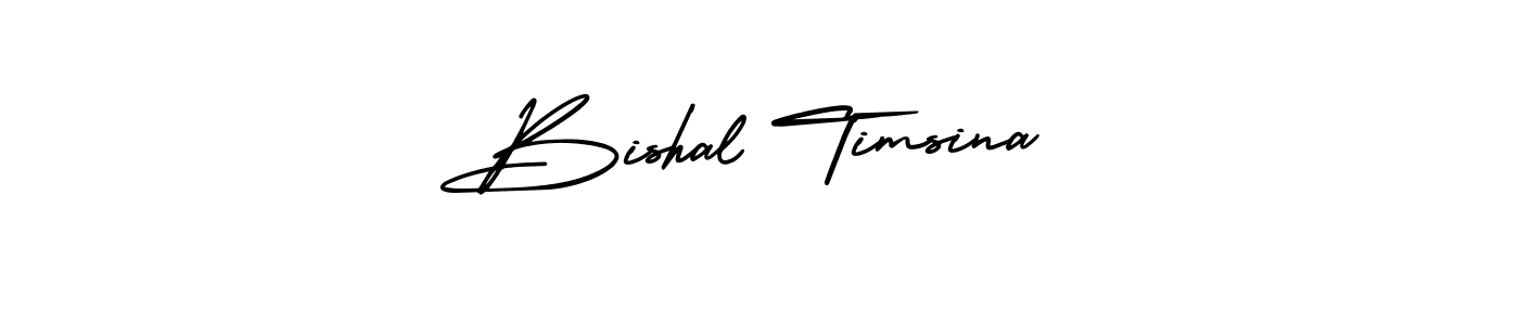 Make a short Bishal Timsina signature style. Manage your documents anywhere anytime using AmerikaSignatureDemo-Regular. Create and add eSignatures, submit forms, share and send files easily. Bishal Timsina signature style 3 images and pictures png