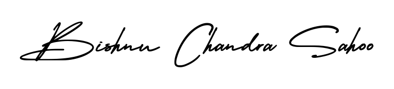 Try this chic Bishnu Chandra Sahoo handwritten sign style. Using AmerikaSignatureDemo-Regular font elements, it gives your name a sleek, memorable identity. Bishnu Chandra Sahoo signature style 3 images and pictures png