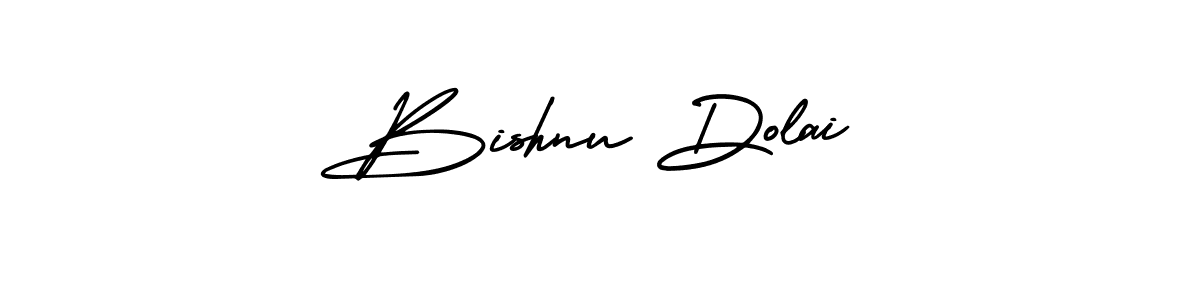 This is the best signature style for the Bishnu Dolai name. Also you like these signature font (AmerikaSignatureDemo-Regular). Mix name signature. Bishnu Dolai signature style 3 images and pictures png