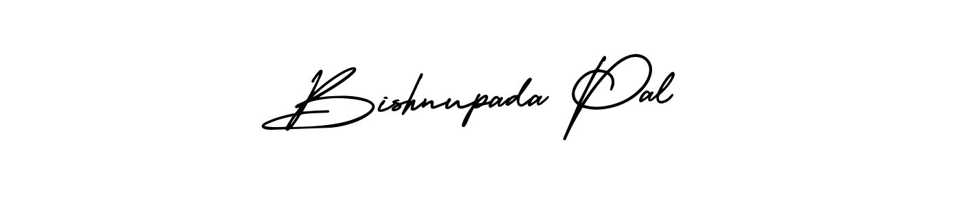 Design your own signature with our free online signature maker. With this signature software, you can create a handwritten (AmerikaSignatureDemo-Regular) signature for name Bishnupada Pal. Bishnupada Pal signature style 3 images and pictures png