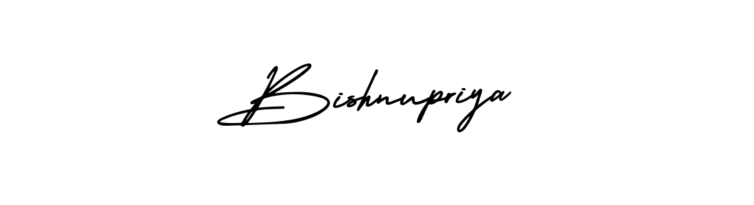 Bishnupriya stylish signature style. Best Handwritten Sign (AmerikaSignatureDemo-Regular) for my name. Handwritten Signature Collection Ideas for my name Bishnupriya. Bishnupriya signature style 3 images and pictures png