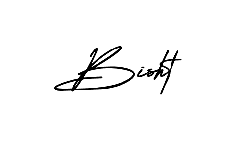 Design your own signature with our free online signature maker. With this signature software, you can create a handwritten (AmerikaSignatureDemo-Regular) signature for name Bisht. Bisht signature style 3 images and pictures png