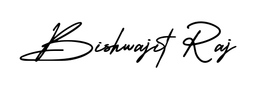 Create your official email sign-off with Bishwajit Raj name in AmerikaSignatureDemo-Regular style. Crisp, clean, and perfectly legible across all screens. Bishwajit Raj signature style 3 images and pictures png
