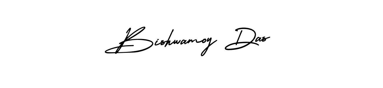 How to Draw Bishwamoy Das signature style? AmerikaSignatureDemo-Regular is a latest design signature styles for name Bishwamoy Das. Bishwamoy Das signature style 3 images and pictures png