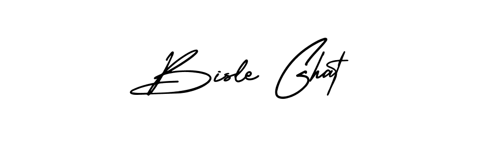 Make a beautiful signature design for name Bisle Ghat. With this signature (AmerikaSignatureDemo-Regular) style, you can create a handwritten signature for free. Bisle Ghat signature style 3 images and pictures png
