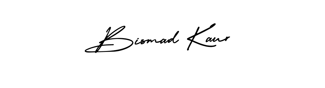 Make a beautiful signature design for name Bismad Kaur. Use this online signature maker to create a handwritten signature for free. Bismad Kaur signature style 3 images and pictures png