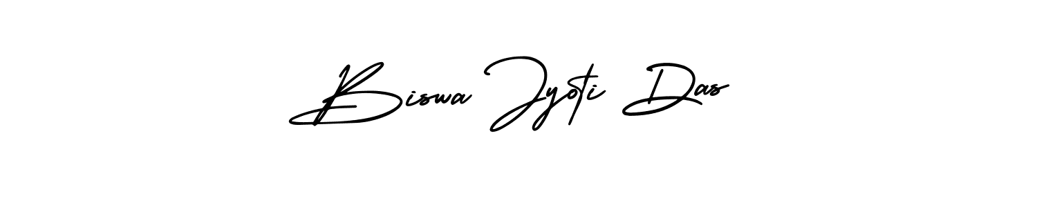 Create a beautiful signature design for name Biswa Jyoti Das. With this signature (AmerikaSignatureDemo-Regular) fonts, you can make a handwritten signature for free. Biswa Jyoti Das signature style 3 images and pictures png