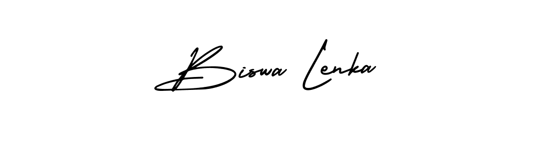 if you are searching for the best signature style for your name Biswa Lenka. so please give up your signature search. here we have designed multiple signature styles  using AmerikaSignatureDemo-Regular. Biswa Lenka signature style 3 images and pictures png