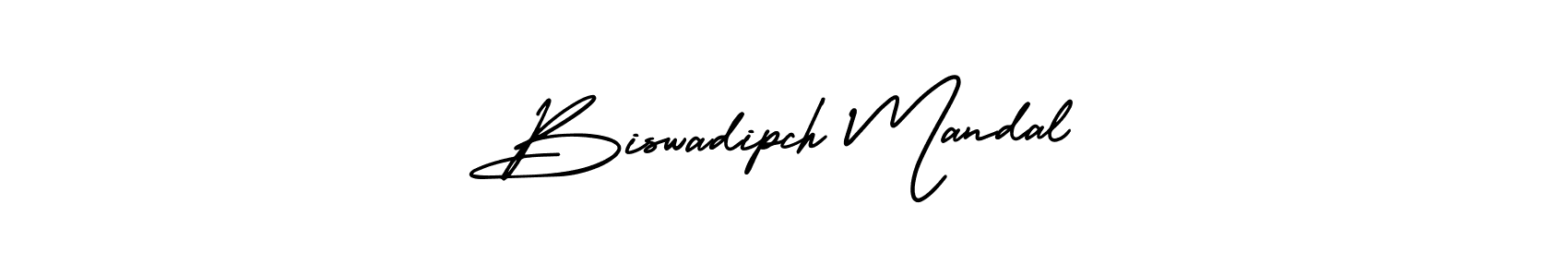 Similarly AmerikaSignatureDemo-Regular is the best handwritten signature design. Signature creator online .You can use it as an online autograph creator for name Biswadipch Mandal. Biswadipch Mandal signature style 3 images and pictures png
