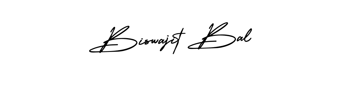 Biswajit Bal stylish signature style. Best Handwritten Sign (AmerikaSignatureDemo-Regular) for my name. Handwritten Signature Collection Ideas for my name Biswajit Bal. Biswajit Bal signature style 3 images and pictures png