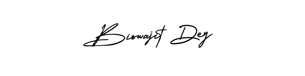How to make Biswajit Dey name signature. Use AmerikaSignatureDemo-Regular style for creating short signs online. This is the latest handwritten sign. Biswajit Dey signature style 3 images and pictures png