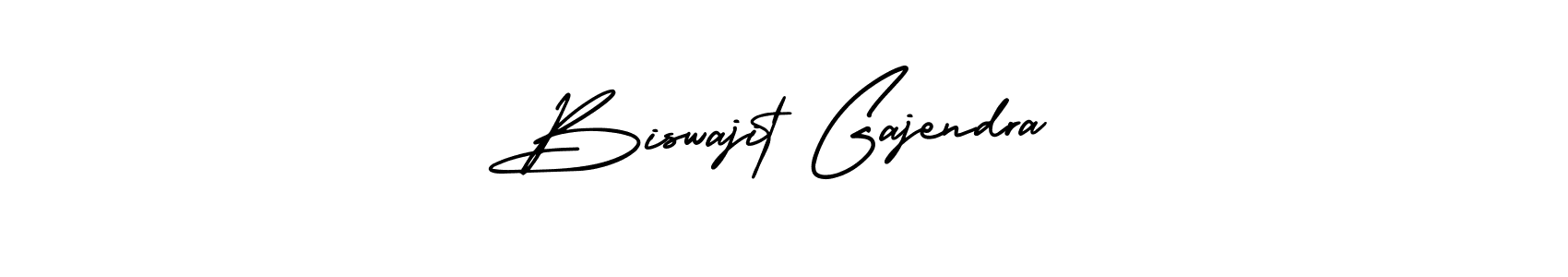 Similarly AmerikaSignatureDemo-Regular is the best handwritten signature design. Signature creator online .You can use it as an online autograph creator for name Biswajit Gajendra. Biswajit Gajendra signature style 3 images and pictures png