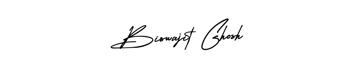 You should practise on your own different ways (AmerikaSignatureDemo-Regular) to write your name (Biswajit Ghosh) in signature. don't let someone else do it for you. Biswajit Ghosh signature style 3 images and pictures png