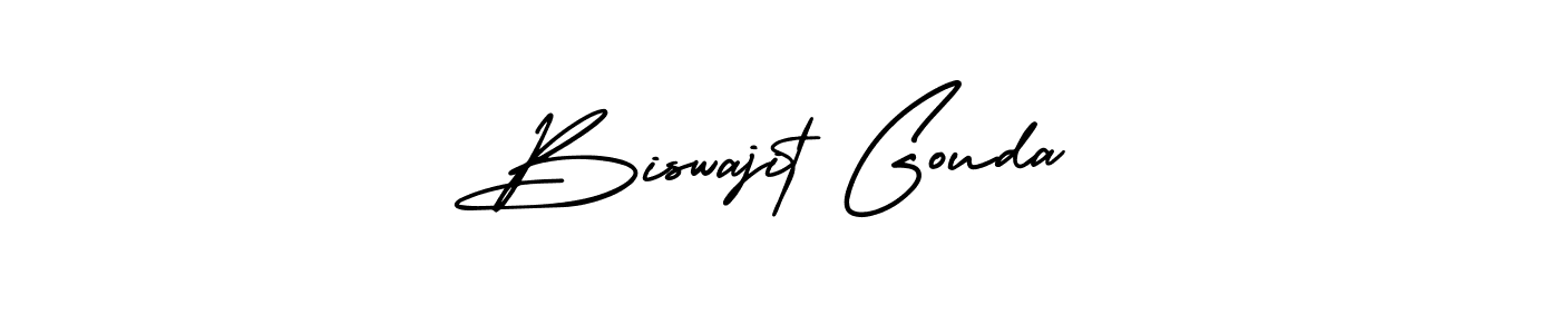 It looks lik you need a new signature style for name Biswajit Gouda. Design unique handwritten (AmerikaSignatureDemo-Regular) signature with our free signature maker in just a few clicks. Biswajit Gouda signature style 3 images and pictures png