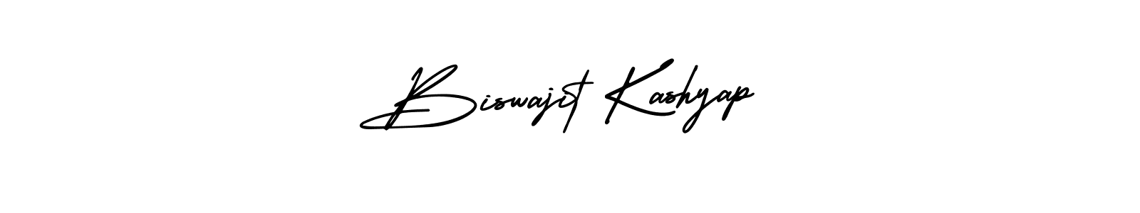This is the best signature style for the Biswajit Kashyap name. Also you like these signature font (AmerikaSignatureDemo-Regular). Mix name signature. Biswajit Kashyap signature style 3 images and pictures png
