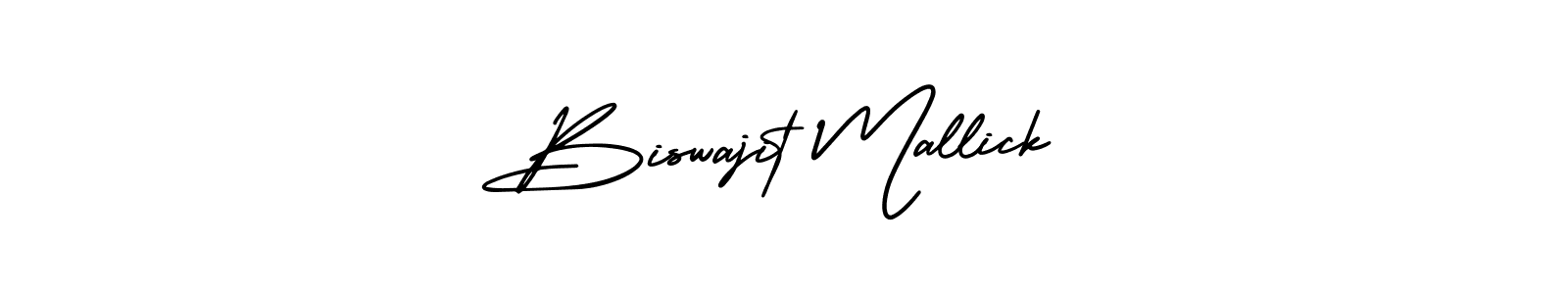 Biswajit Mallick stylish signature style. Best Handwritten Sign (AmerikaSignatureDemo-Regular) for my name. Handwritten Signature Collection Ideas for my name Biswajit Mallick. Biswajit Mallick signature style 3 images and pictures png