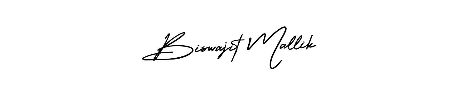 AmerikaSignatureDemo-Regular is a professional signature style that is perfect for those who want to add a touch of class to their signature. It is also a great choice for those who want to make their signature more unique. Get Biswajit Mallik name to fancy signature for free. Biswajit Mallik signature style 3 images and pictures png
