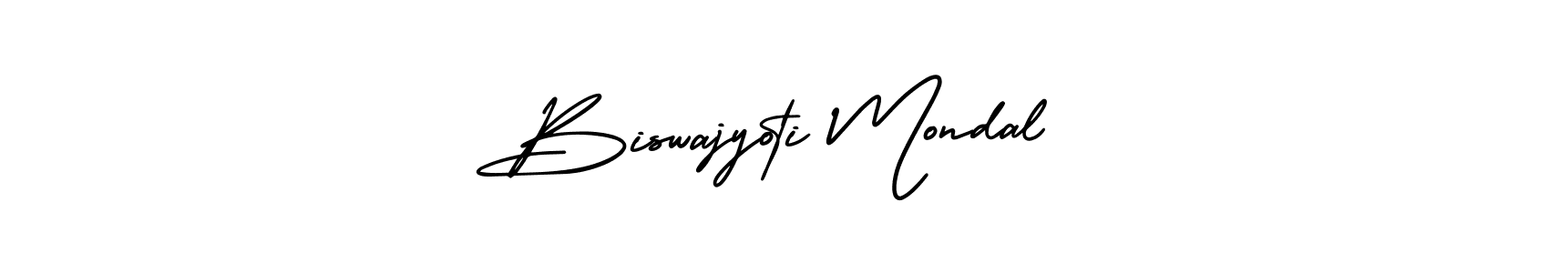 Use a signature maker to create a handwritten signature online. With this signature software, you can design (AmerikaSignatureDemo-Regular) your own signature for name Biswajyoti Mondal. Biswajyoti Mondal signature style 3 images and pictures png