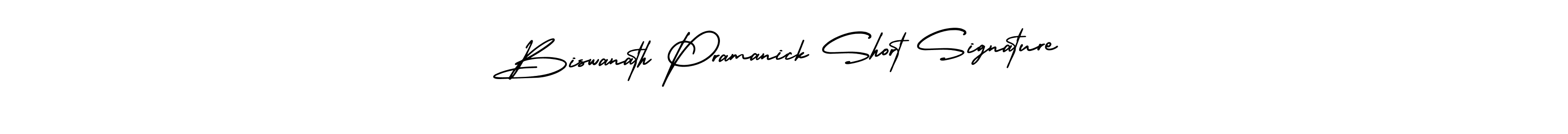 Design your own signature with our free online signature maker. With this signature software, you can create a handwritten (AmerikaSignatureDemo-Regular) signature for name Biswanath Pramanick Short Signature. Biswanath Pramanick Short Signature signature style 3 images and pictures png