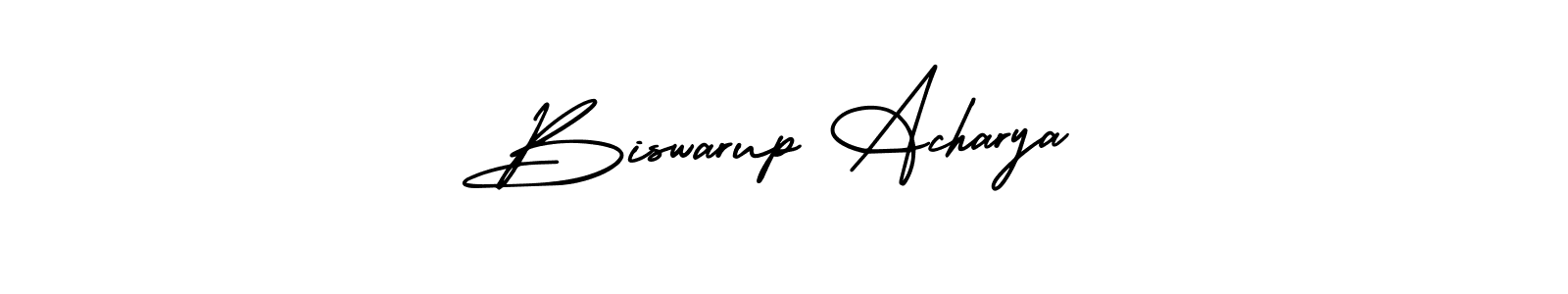 Biswarup Acharya stylish signature style. Best Handwritten Sign (AmerikaSignatureDemo-Regular) for my name. Handwritten Signature Collection Ideas for my name Biswarup Acharya. Biswarup Acharya signature style 3 images and pictures png