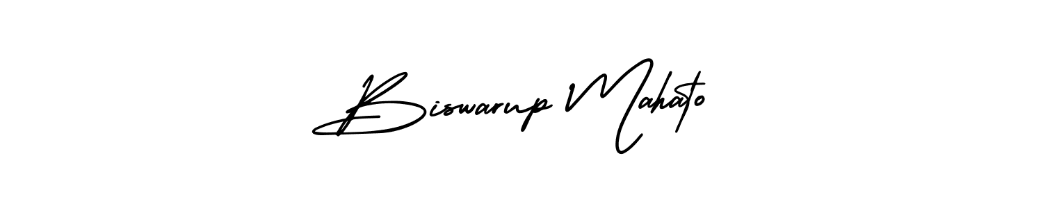 Similarly AmerikaSignatureDemo-Regular is the best handwritten signature design. Signature creator online .You can use it as an online autograph creator for name Biswarup Mahato. Biswarup Mahato signature style 3 images and pictures png