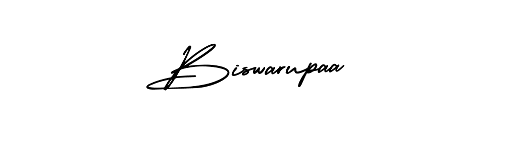 Make a beautiful signature design for name Biswarupaa. With this signature (AmerikaSignatureDemo-Regular) style, you can create a handwritten signature for free. Biswarupaa signature style 3 images and pictures png