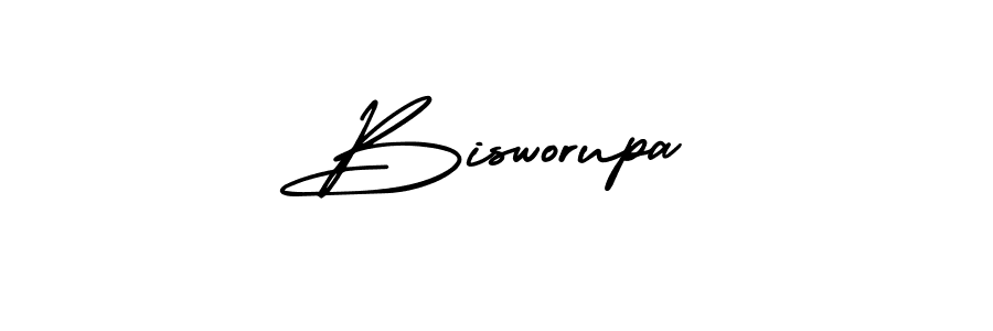 Design your own signature with our free online signature maker. With this signature software, you can create a handwritten (AmerikaSignatureDemo-Regular) signature for name Bisworupa. Bisworupa signature style 3 images and pictures png