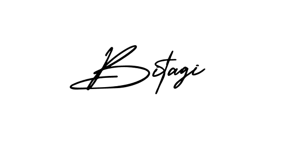 Also we have Bitagi name is the best signature style. Create professional handwritten signature collection using AmerikaSignatureDemo-Regular autograph style. Bitagi signature style 3 images and pictures png