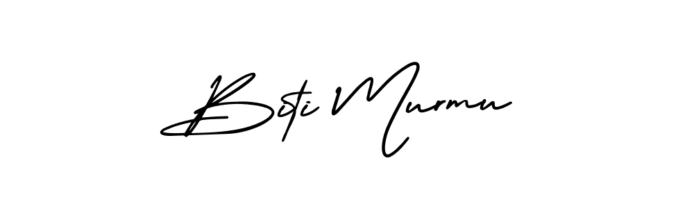 Make a beautiful signature design for name Biti Murmu. With this signature (AmerikaSignatureDemo-Regular) style, you can create a handwritten signature for free. Biti Murmu signature style 3 images and pictures png