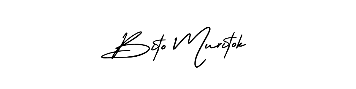 Make a short Bito Muritok signature style. Manage your documents anywhere anytime using AmerikaSignatureDemo-Regular. Create and add eSignatures, submit forms, share and send files easily. Bito Muritok signature style 3 images and pictures png