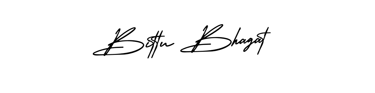 It looks lik you need a new signature style for name Bittu Bhagat. Design unique handwritten (AmerikaSignatureDemo-Regular) signature with our free signature maker in just a few clicks. Bittu Bhagat signature style 3 images and pictures png