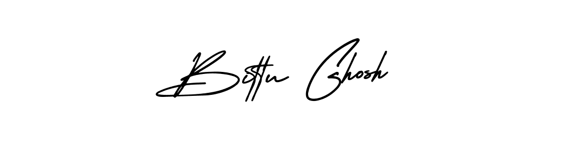 Design your own signature with our free online signature maker. With this signature software, you can create a handwritten (AmerikaSignatureDemo-Regular) signature for name Bittu Ghosh. Bittu Ghosh signature style 3 images and pictures png