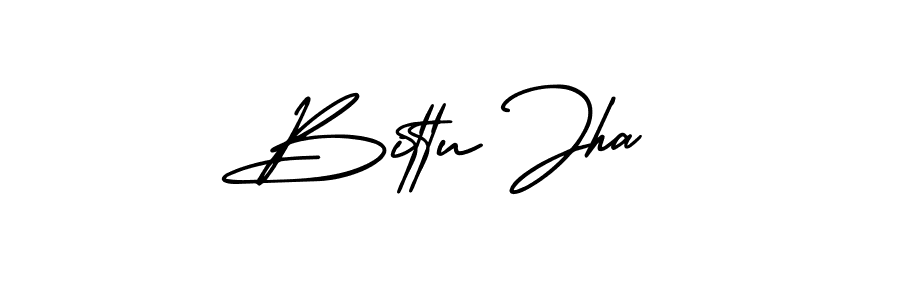 AmerikaSignatureDemo-Regular is a professional signature style that is perfect for those who want to add a touch of class to their signature. It is also a great choice for those who want to make their signature more unique. Get Bittu Jha name to fancy signature for free. Bittu Jha signature style 3 images and pictures png