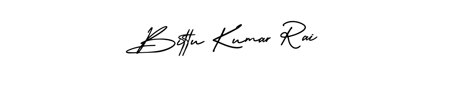 Make a short Bittu Kumar Rai signature style. Manage your documents anywhere anytime using AmerikaSignatureDemo-Regular. Create and add eSignatures, submit forms, share and send files easily. Bittu Kumar Rai signature style 3 images and pictures png