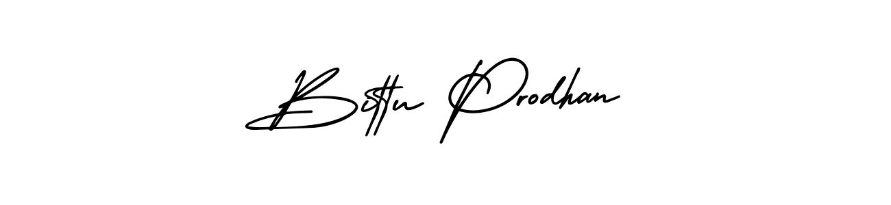 Design your own signature with our free online signature maker. With this signature software, you can create a handwritten (AmerikaSignatureDemo-Regular) signature for name Bittu Prodhan. Bittu Prodhan signature style 3 images and pictures png