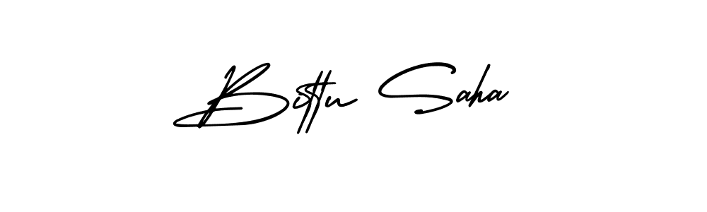 Create a beautiful signature design for name Bittu Saha. With this signature (AmerikaSignatureDemo-Regular) fonts, you can make a handwritten signature for free. Bittu Saha signature style 3 images and pictures png