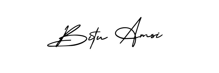 How to make Bitu Amsi signature? AmerikaSignatureDemo-Regular is a professional autograph style. Create handwritten signature for Bitu Amsi name. Bitu Amsi signature style 3 images and pictures png