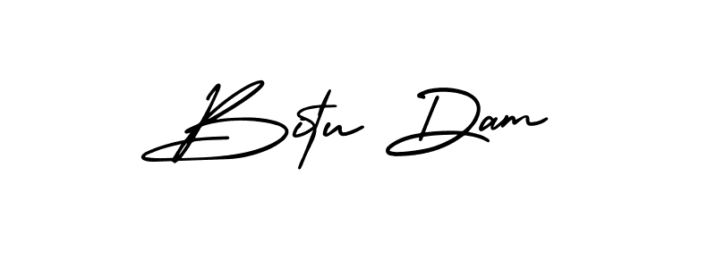 AmerikaSignatureDemo-Regular is a professional signature style that is perfect for those who want to add a touch of class to their signature. It is also a great choice for those who want to make their signature more unique. Get Bitu Dam name to fancy signature for free. Bitu Dam signature style 3 images and pictures png
