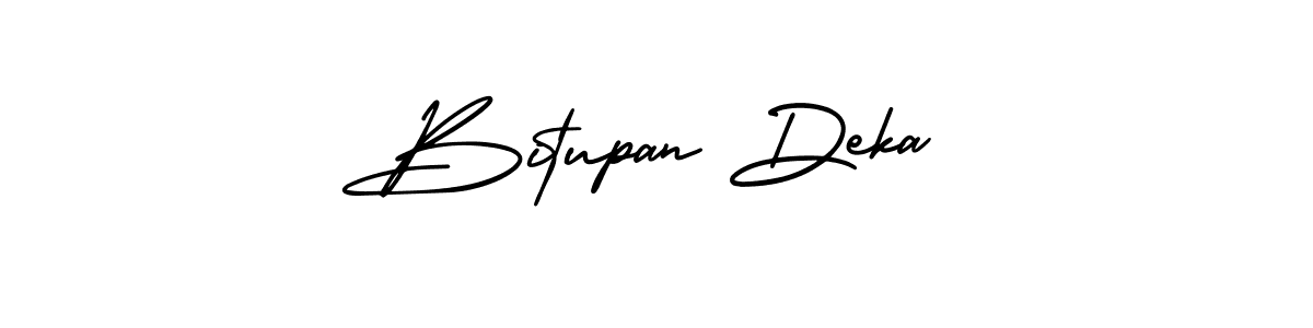 Make a beautiful signature design for name Bitupan Deka. With this signature (AmerikaSignatureDemo-Regular) style, you can create a handwritten signature for free. Bitupan Deka signature style 3 images and pictures png