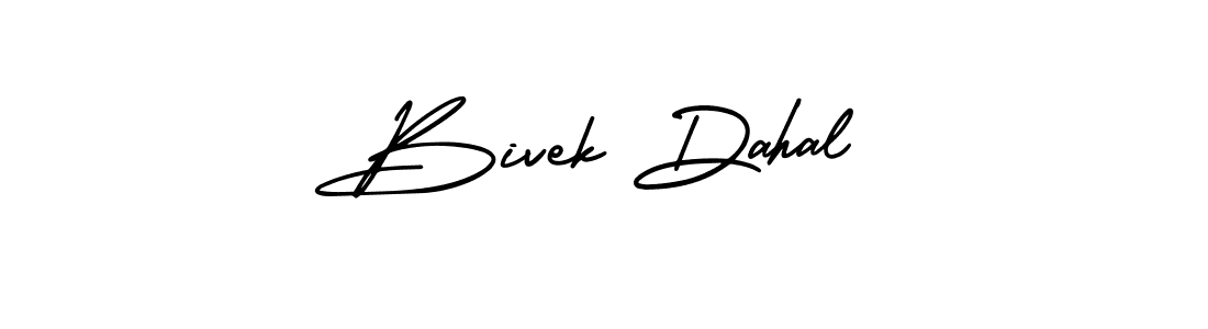 How to Draw Bivek Dahal signature style? AmerikaSignatureDemo-Regular is a latest design signature styles for name Bivek Dahal. Bivek Dahal signature style 3 images and pictures png