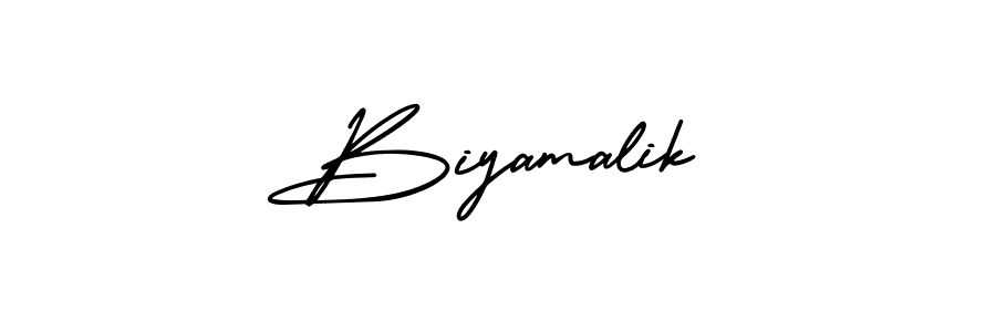 You can use this online signature creator to create a handwritten signature for the name Biyamalik. This is the best online autograph maker. Biyamalik signature style 3 images and pictures png