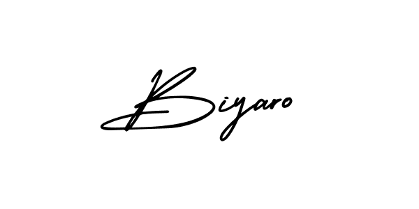 Make a short Biyaro signature style. Manage your documents anywhere anytime using AmerikaSignatureDemo-Regular. Create and add eSignatures, submit forms, share and send files easily. Biyaro signature style 3 images and pictures png