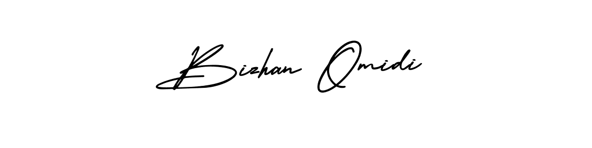 How to Draw Bizhan Omidi signature style? AmerikaSignatureDemo-Regular is a latest design signature styles for name Bizhan Omidi. Bizhan Omidi signature style 3 images and pictures png